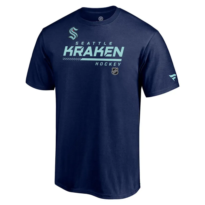 Seattle Kraken Fanatics Men'S Authentic Pro Locker Room Speed T Shirt sold by Pro Hockey Life