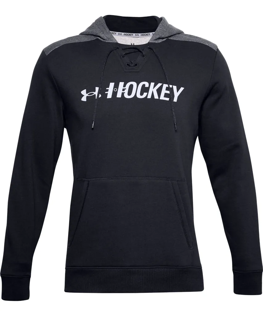 UNDER ARMOUR MEN'S HOCKEY GRAPHIC HOODIE - BLACK sold by Pro Hockey Life