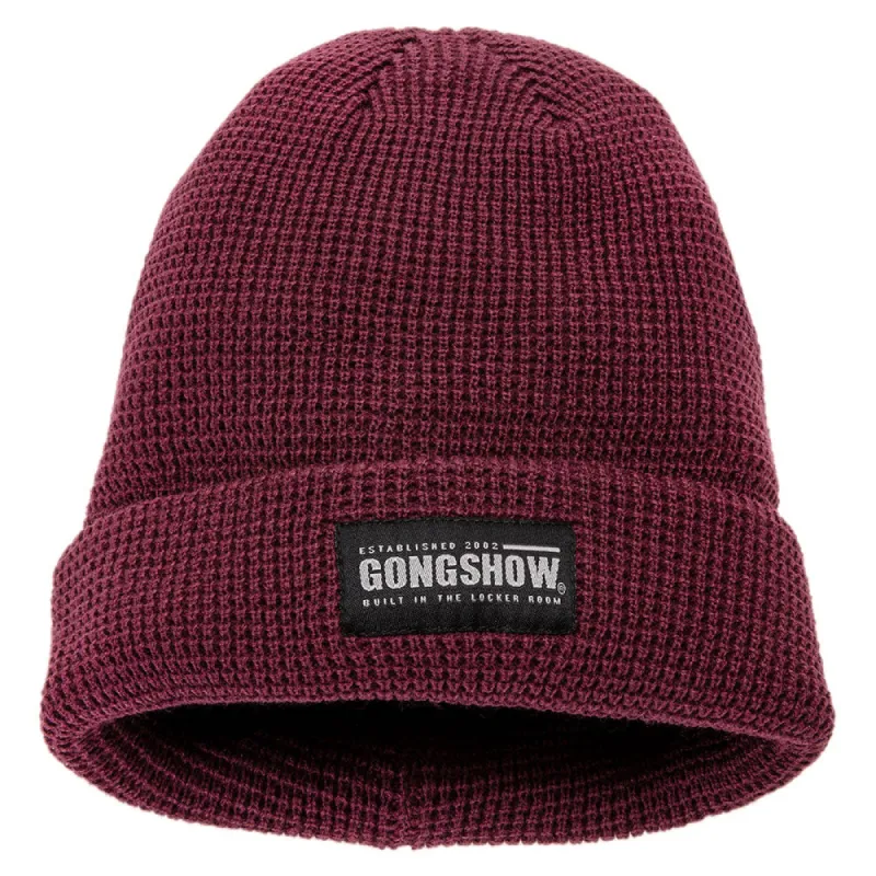 Gongshow Adult Dialed-In Maroon Toque sold by Pro Hockey Life