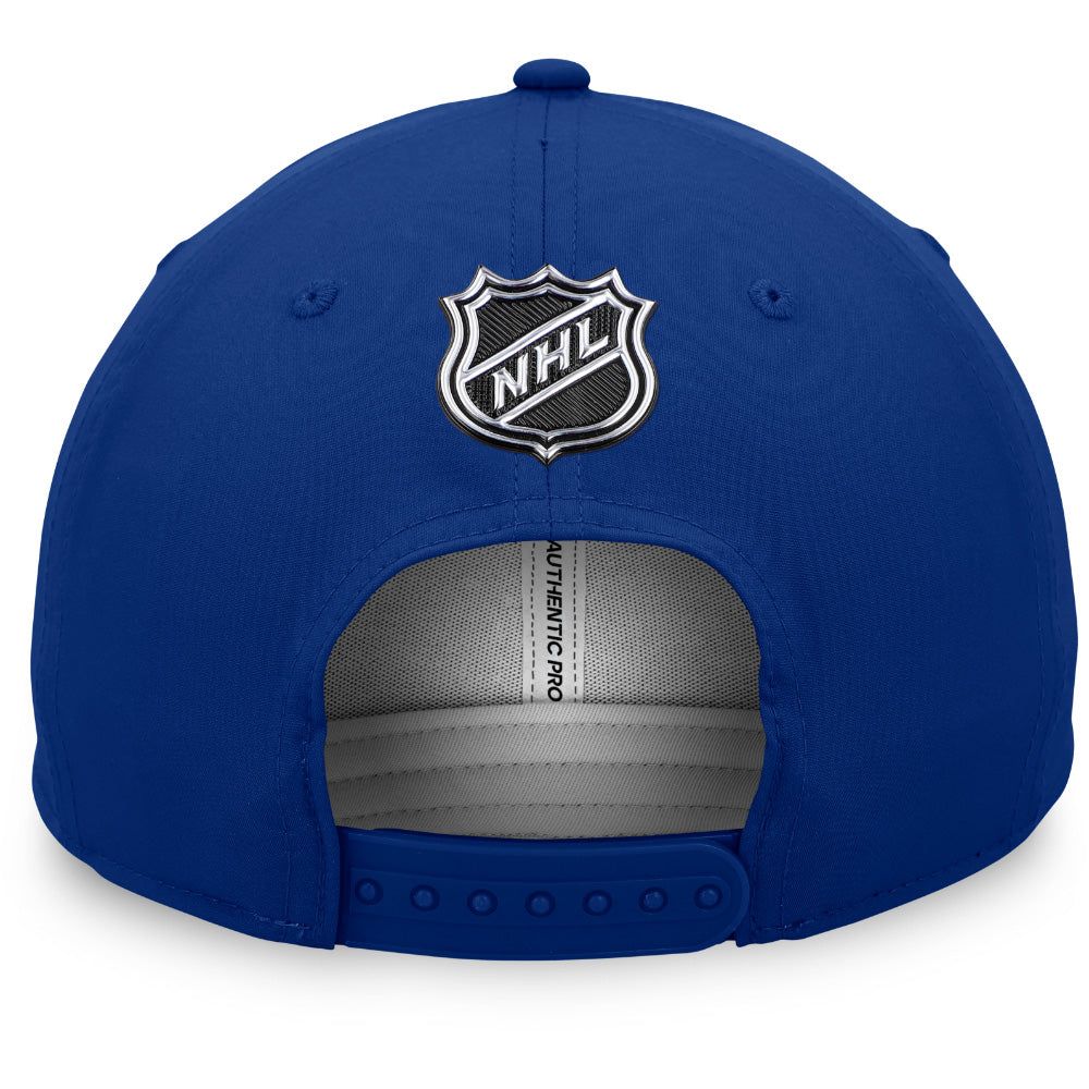 FANATICS TORONTO MAPLE LEAFS AUTHENTIC PRO ROAD STRUCTURED ADJSUTABLE BLUE HAT sold by Pro Hockey Life product image thumbnail 4