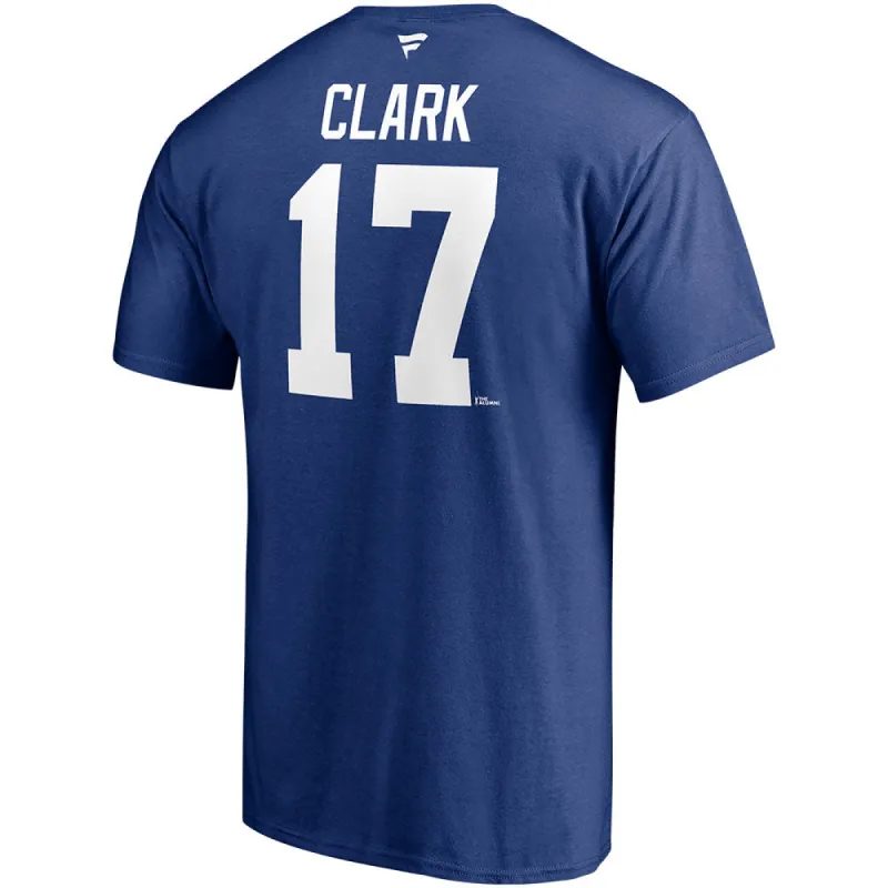Wendel Clark Toronto Maple Leafs Fanatics Adult Heritage T Shirt made by Fanatics