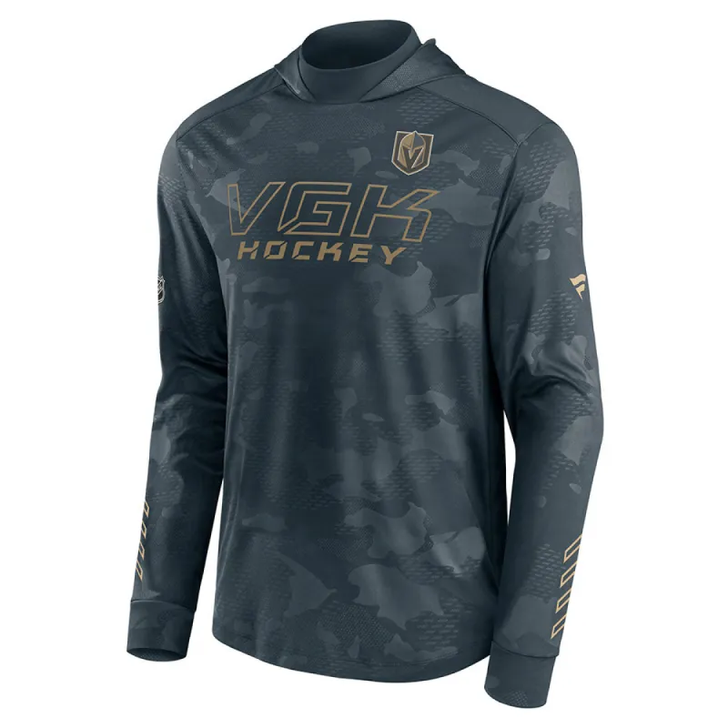 VEGAS GOLDEN KNIGHTS FANATICS MEN'S AUTHENTIC PRO LOCKER ROOM LIGHTWEIGHT CAMO HOODIE sold by Pro Hockey Life