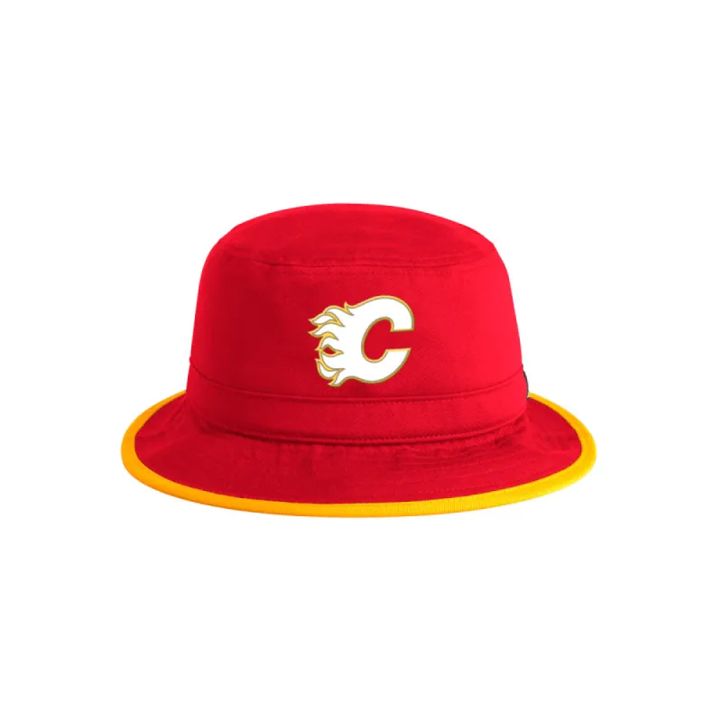 ADIDAS CALGARY FLAMES HOCKEY BUCKET HAT sold by Pro Hockey Life