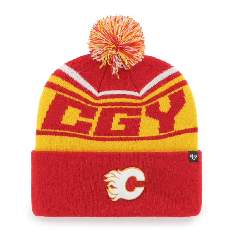 Calgary Flames Stylus Cuffed Knit Toque sold by Pro Hockey Life