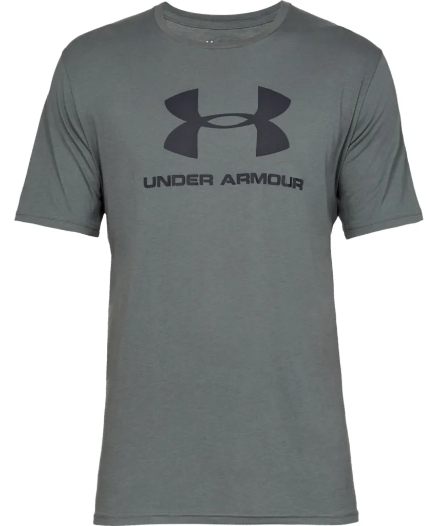 UNDER ARMOUR SPORTSTYLE LOGO ADULT SHORT SLEEVE SHIRT - GREY sold by Pro Hockey Life