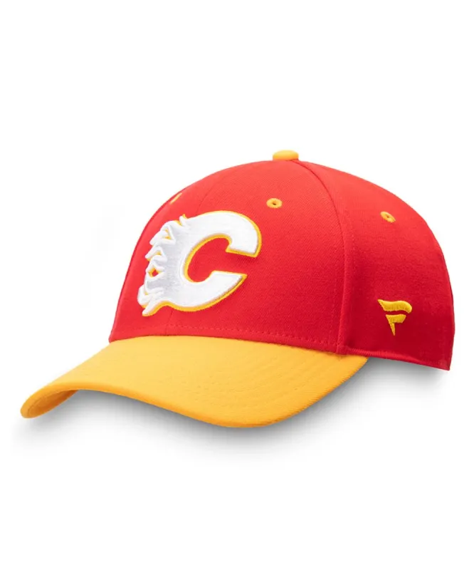 CALGARY FLAMES FANATICS MEN'S 2019 NHL HERITAGE CLASSIC FLEX HAT sold by Pro Hockey Life