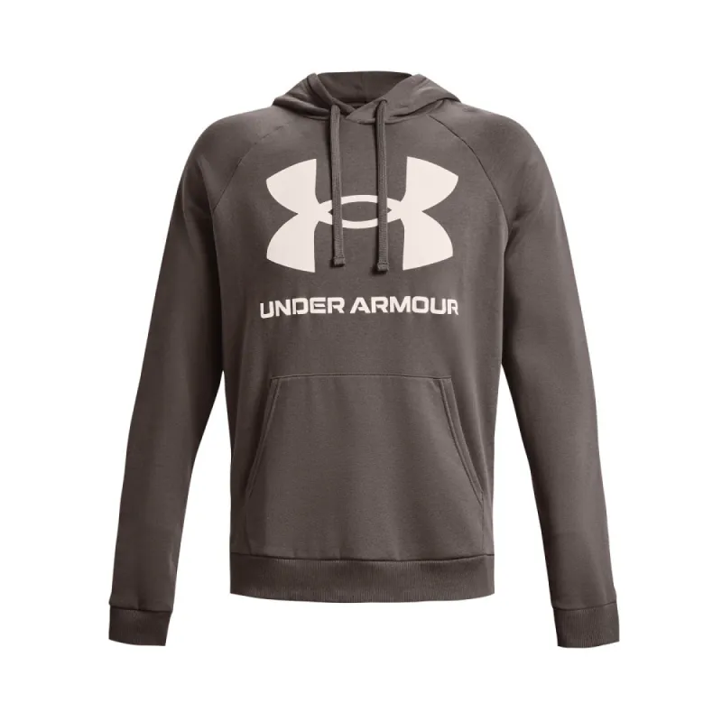 Under Armour Rival Fleece Big Logo Clay Hoodie sold by Pro Hockey Life