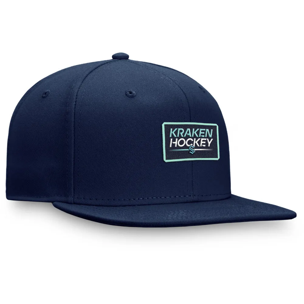 Fanatics Seattle Kraken Authentic Pro Prime Flat Brim Snapback Hat sold by Pro Hockey Life product image thumbnail 3
