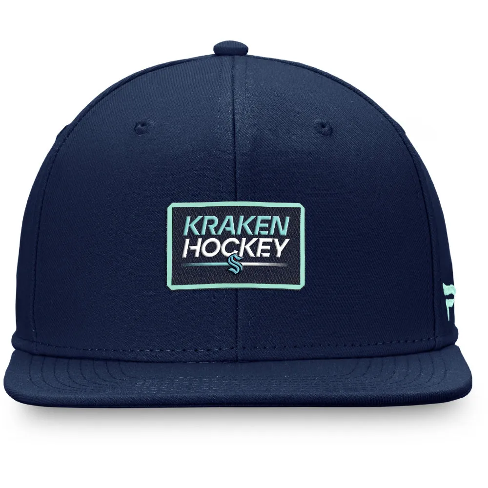 Fanatics Seattle Kraken Authentic Pro Prime Flat Brim Snapback Hat sold by Pro Hockey Life product image thumbnail 2