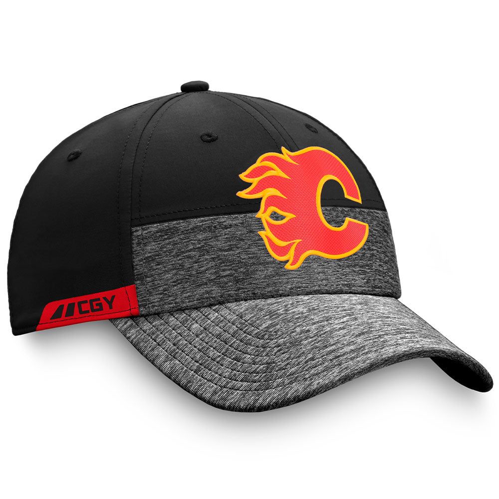 CALGARY FLAMES FANATICS MEN'S AUTHENTIC PRO LOCKER ROOM STRUCTURED STRETCH FLEX HAT sold by Pro Hockey Life product image thumbnail 3