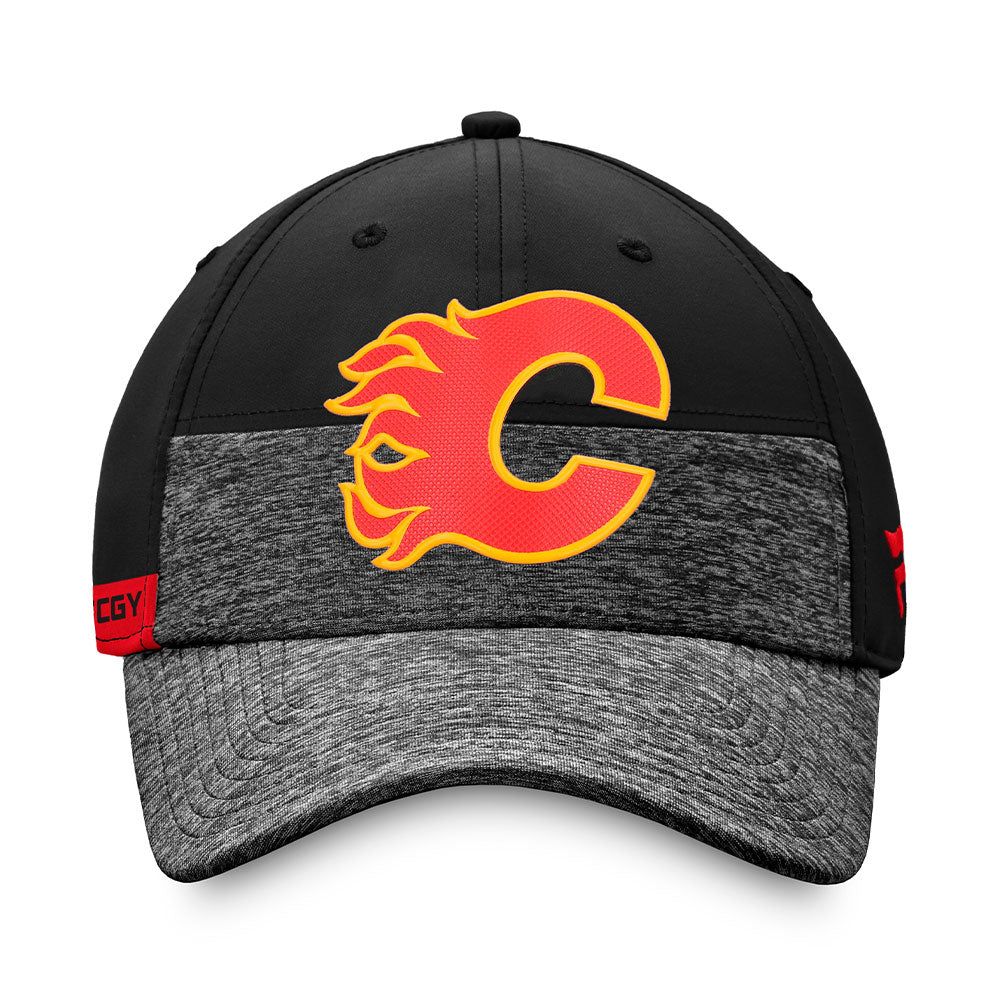 CALGARY FLAMES FANATICS MEN'S AUTHENTIC PRO LOCKER ROOM STRUCTURED STRETCH FLEX HAT sold by Pro Hockey Life product image thumbnail 2