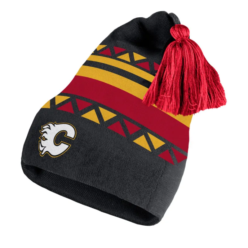 Adidas Calgary Flames Reverse Retro Adult Beanie sold by Pro Hockey Life