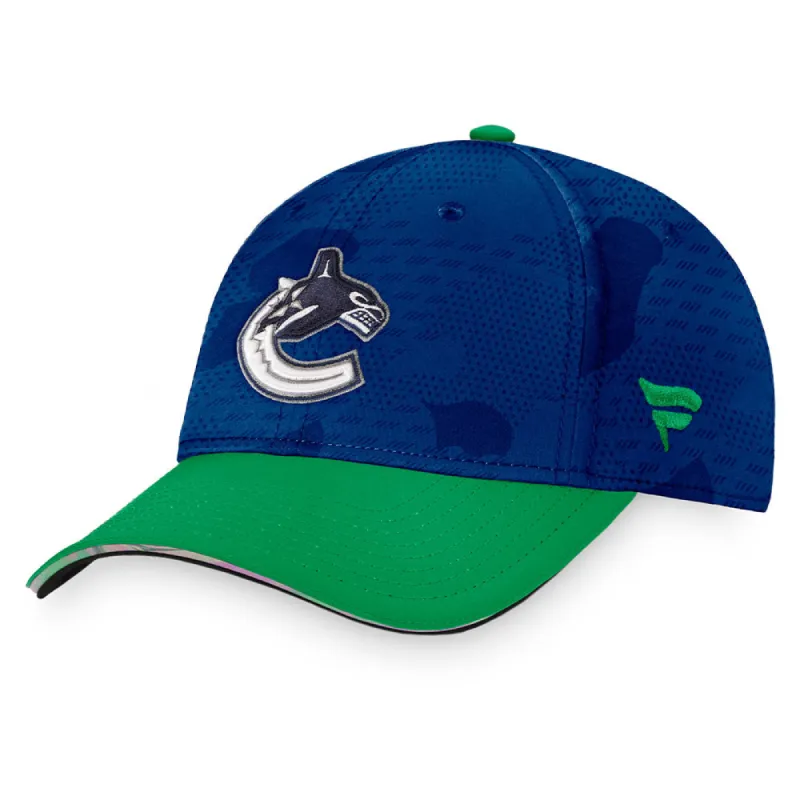 VANCOUVER CANUCKS FANATICS MEN'S AUTHENTIC PRO LOCKER ROOM FLEX HAT sold by Pro Hockey Life