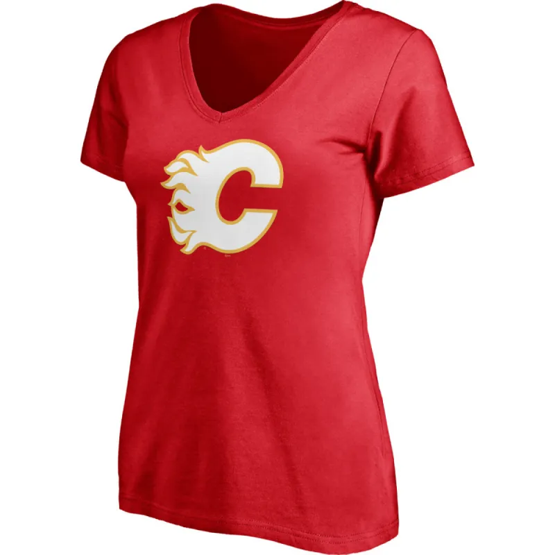 Fanatics Calgary Flames Primary Logo Women'S T Shirt sold by Pro Hockey Life