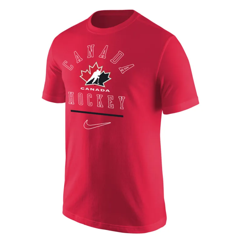 Nike Team Canada Cotton Red T Shirt sold by Pro Hockey Life
