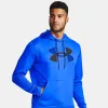 UNDER ARMOUR MEN'S ARMOUR FLEECE BIG LOGO HOODIE - BLUE/BLACK sold by Pro Hockey Life