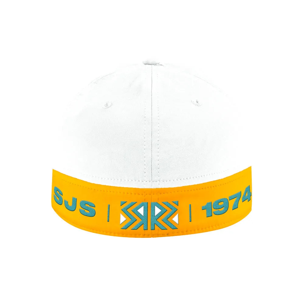 ADIDAS SAN JOSE SHARKS REVERSE RETRO 2.0 ADULT STRETCH HAT sold by Pro Hockey Life product image thumbnail 2