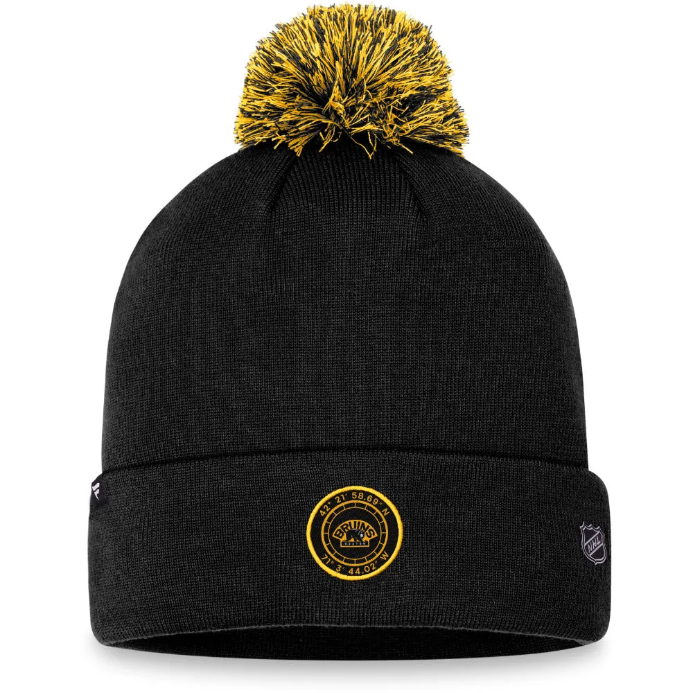 Fanatics Boston Bruins Draft Cuffed Pom Toque sold by Pro Hockey Life product image thumbnail 2
