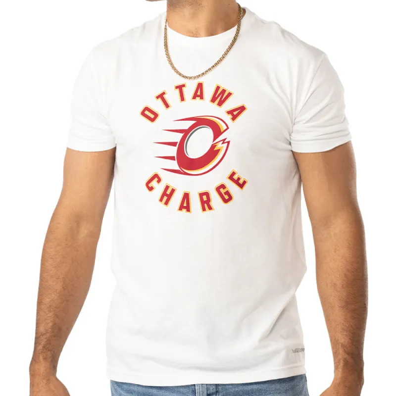Pwhl Ottawa Charge Adult White T Shirt sold by Pro Hockey Life