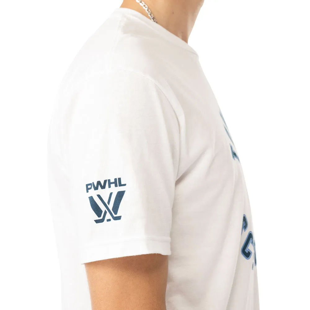 Pwhl Toronto Sceptres Adult White T Shirt sold by Pro Hockey Life product image thumbnail 2