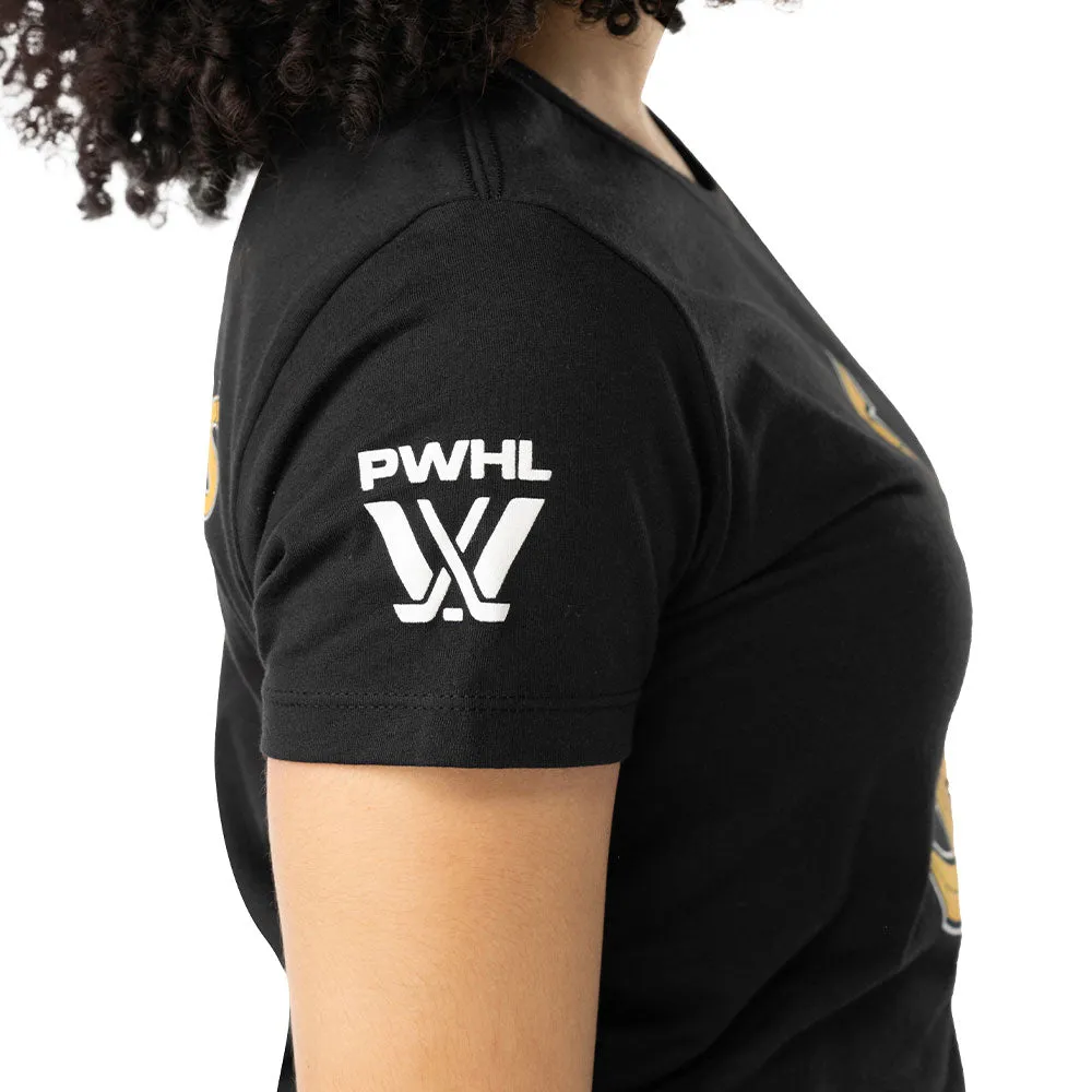 Pwhl Toronto Sceptres Women'S Black T Shirt sold by Pro Hockey Life product image thumbnail 3