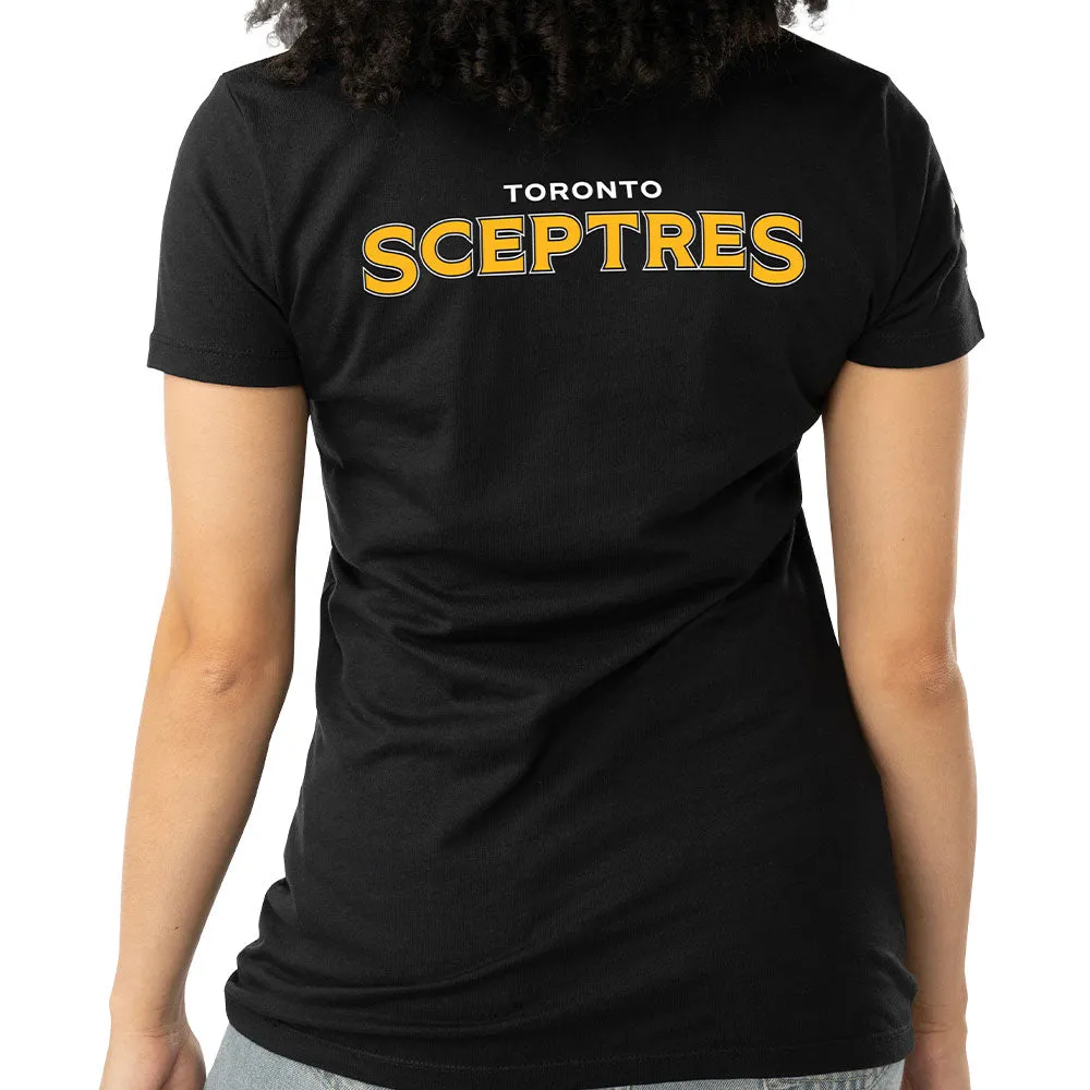Pwhl Toronto Sceptres Women'S Black T Shirt sold by Pro Hockey Life product image thumbnail 2