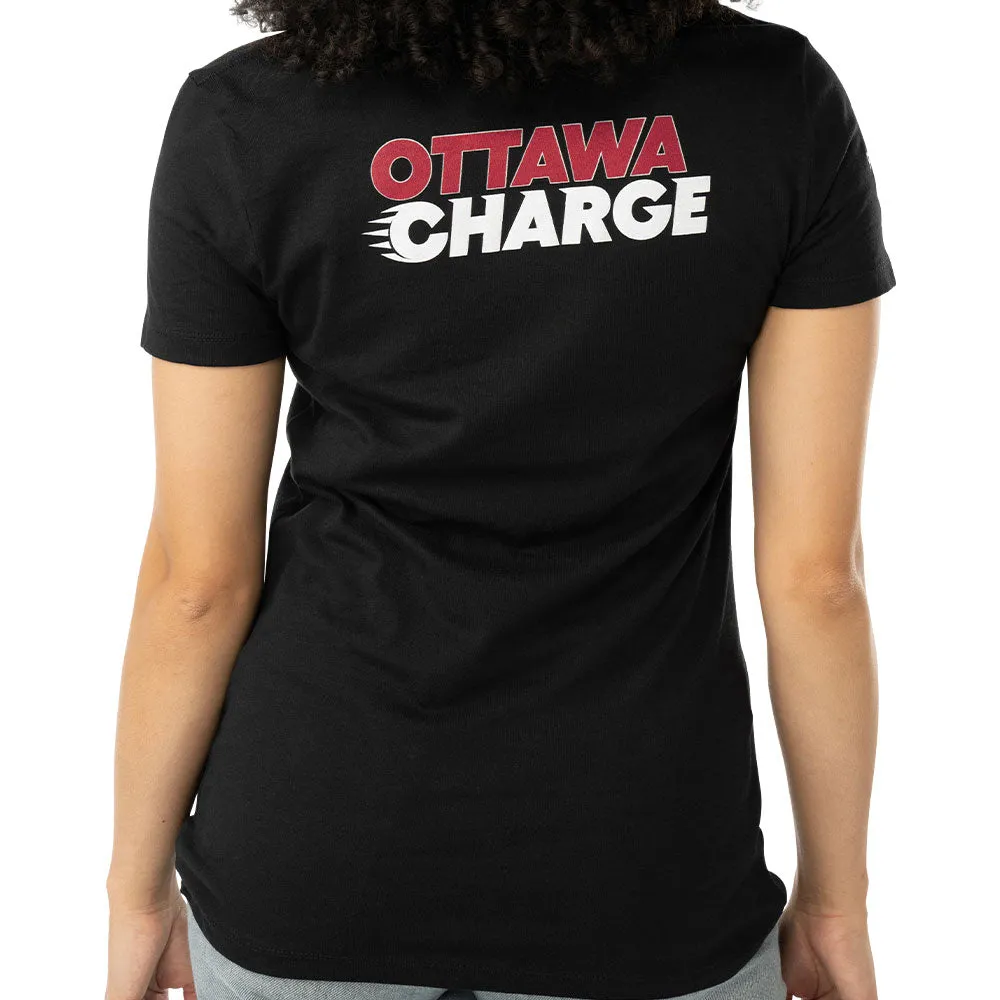 Pwhl Ottawa Charge Women'S Black T Shirt sold by Pro Hockey Life product image thumbnail 2