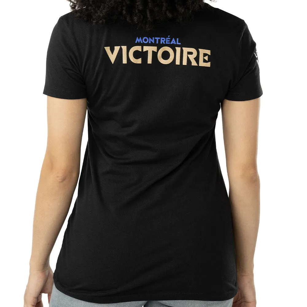 Pwhl Montreal Victoire Women'S Black T Shirt sold by Pro Hockey Life product image thumbnail 2
