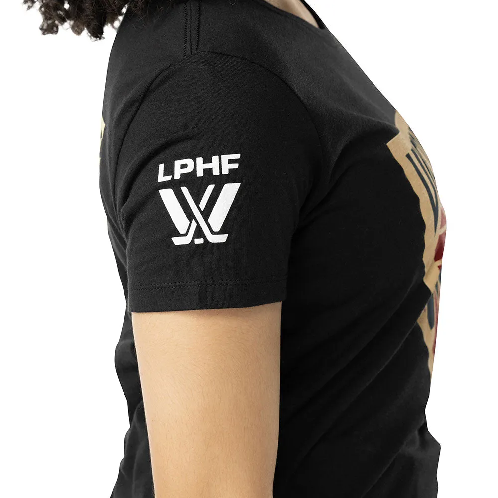 Pwhl Montreal Victoire Women'S Black T Shirt sold by Pro Hockey Life product image thumbnail 3