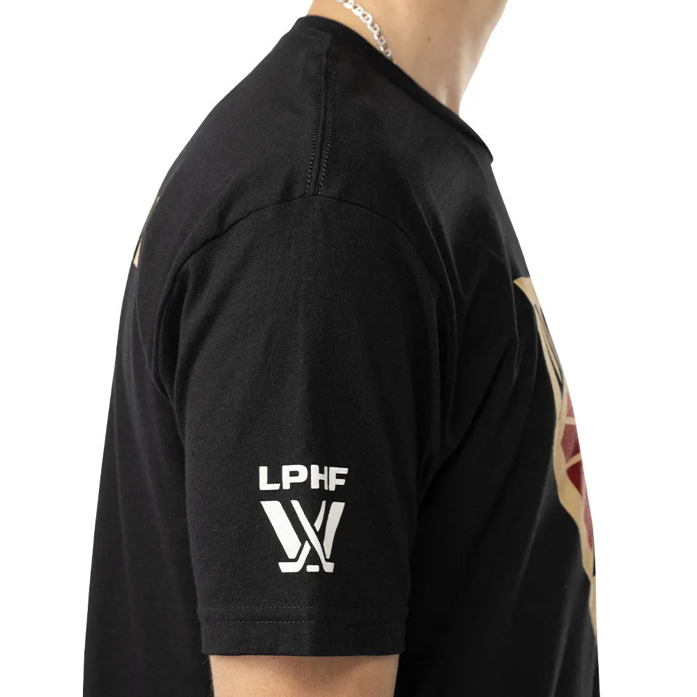 Pwhl Montreal Victoire Adult Black T Shirt sold by Pro Hockey Life product image thumbnail 3