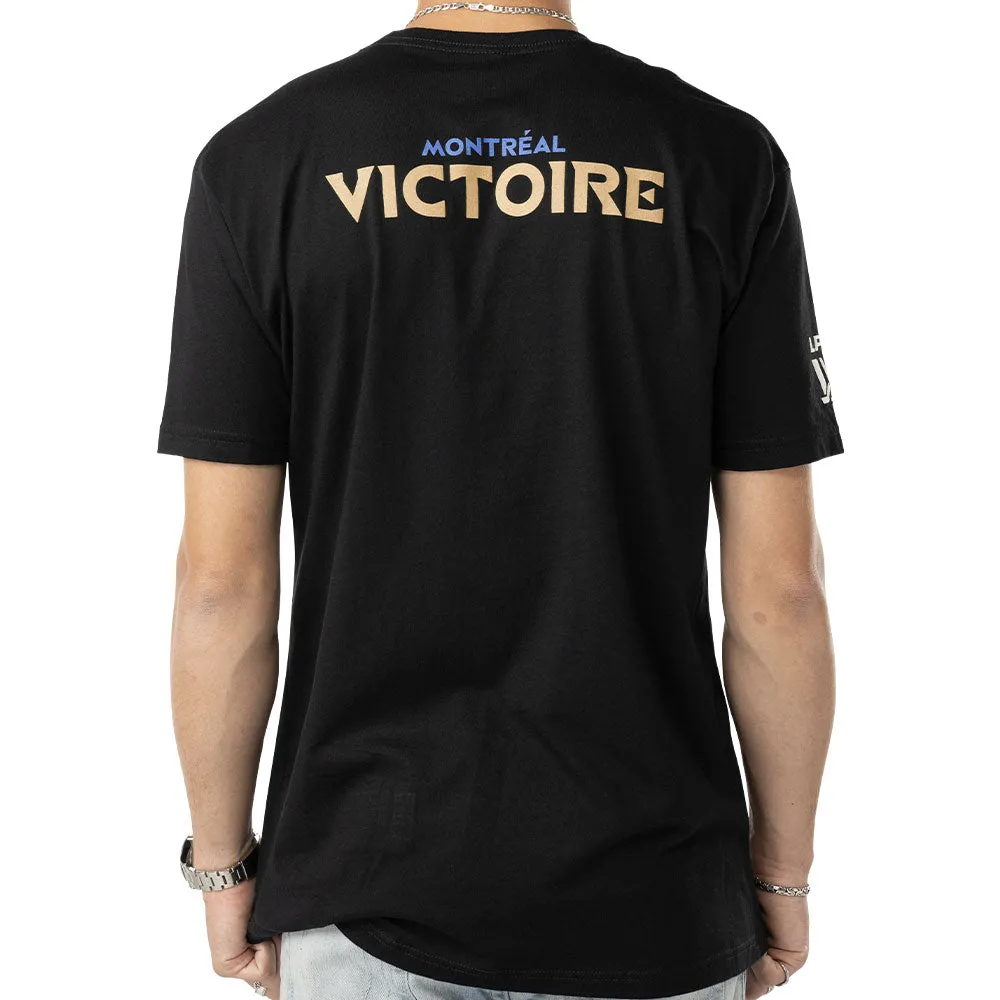 Pwhl Montreal Victoire Adult Black T Shirt sold by Pro Hockey Life product image thumbnail 2