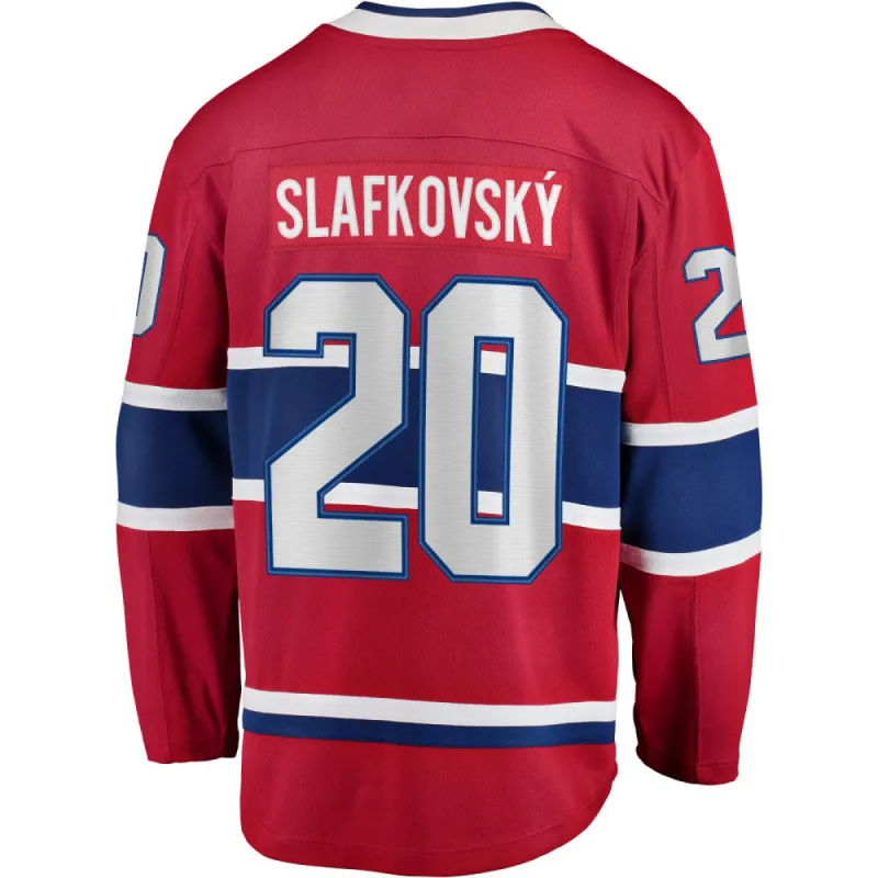 Fanatics Montreal Canadiens Juraj Slafkovsky Adult Home Breakaway Jersey sold by Pro Hockey Life