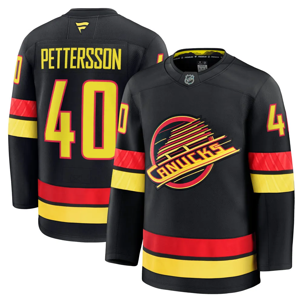 Fanatics Vancouver Canucks Elias Pettersson Premium Adult Alternate Jersey sold by Pro Hockey Life product image thumbnail 3