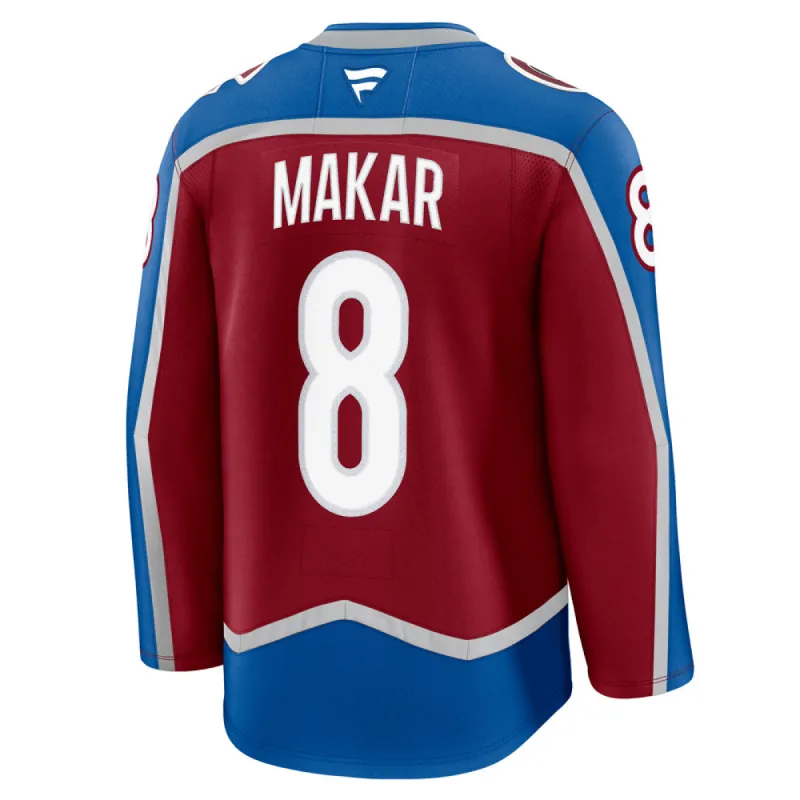 Fanatics Colorado Avalanche Cale Makar Premium Adult Home Jersey sold by Pro Hockey Life