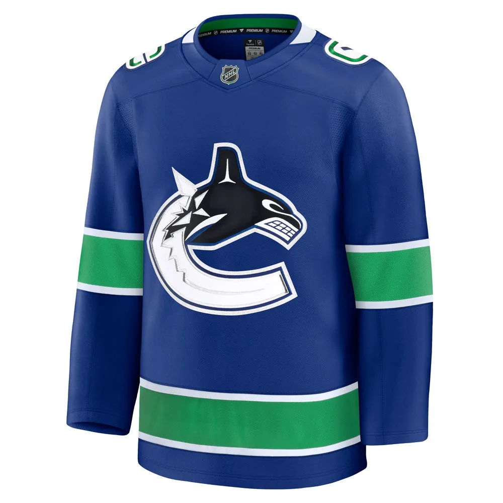 Fanatics Vancouver Canucks Premium Adult Home Jersey sold by Pro Hockey Life