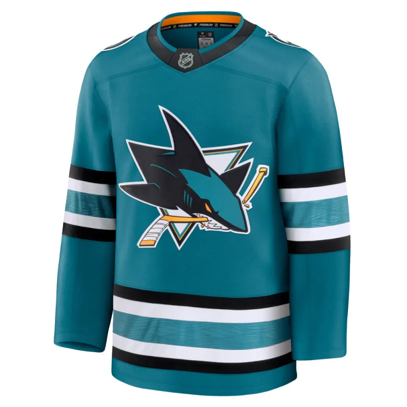 Fanatics San Jose Sharks Premium Adult Home Jersey sold by Pro Hockey Life