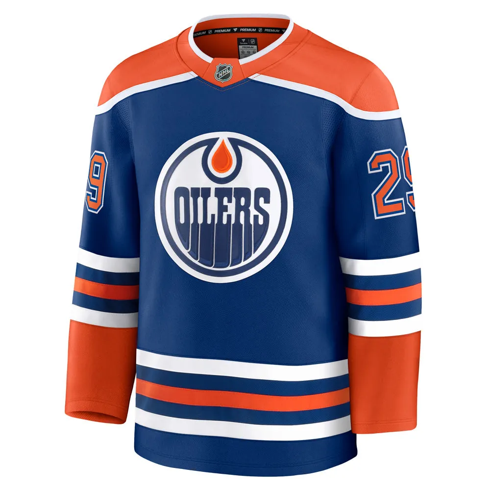 Fanatics Edmonton Oilers Leon Draisaitl Premium Adult Home Jersey sold by Pro Hockey Life product image thumbnail 2