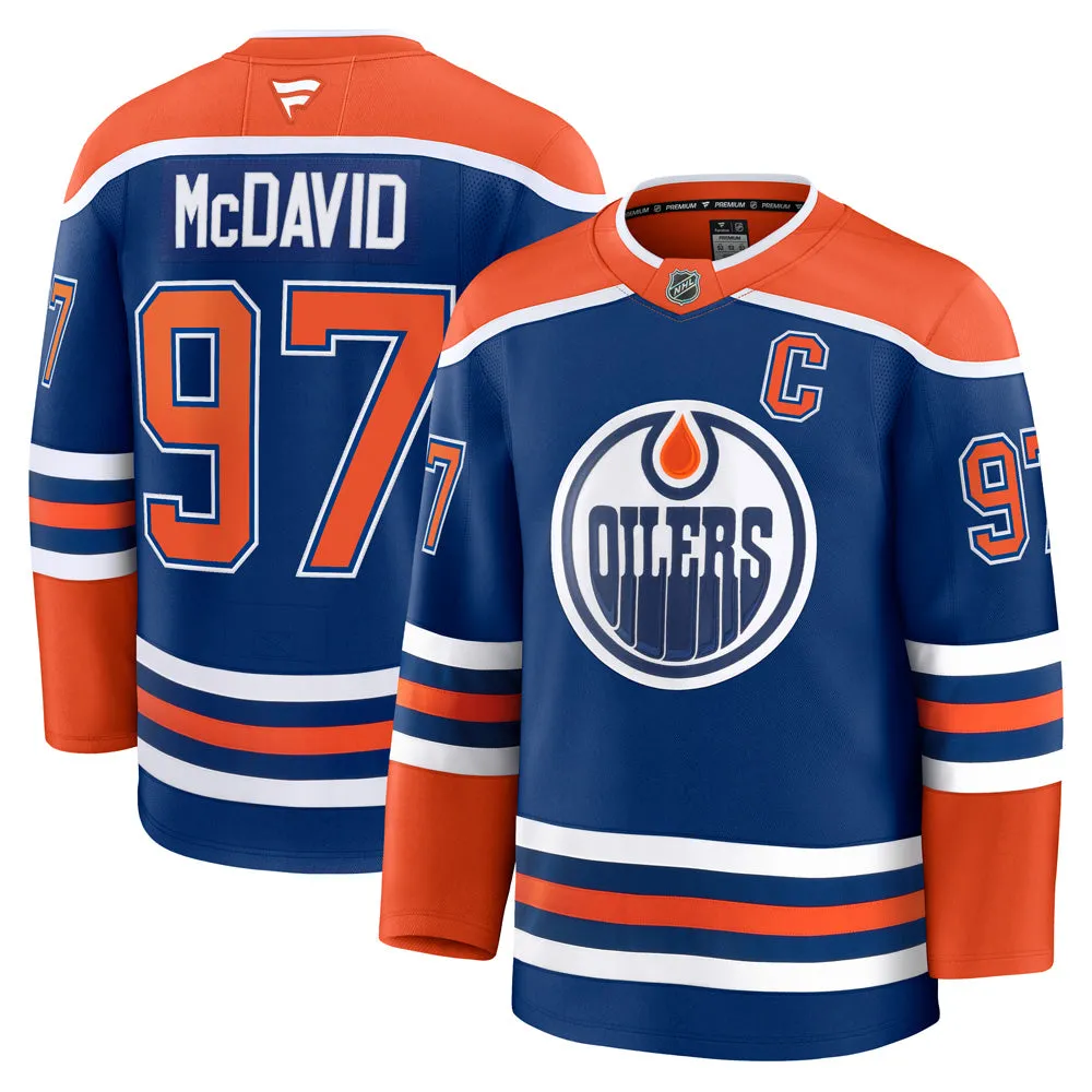 Fanatics Edmonton Oilers Connor Mcdavid Premium Adult Home Jersey sold by Pro Hockey Life product image thumbnail 3