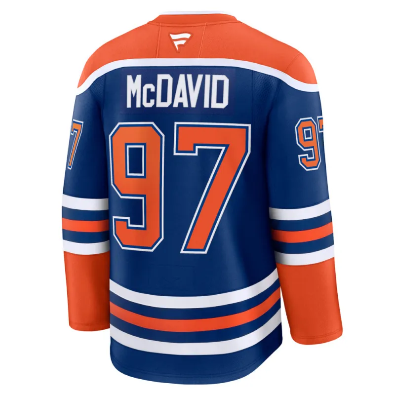 Fanatics Edmonton Oilers Connor Mcdavid Premium Adult Home Jersey sold by Pro Hockey Life
