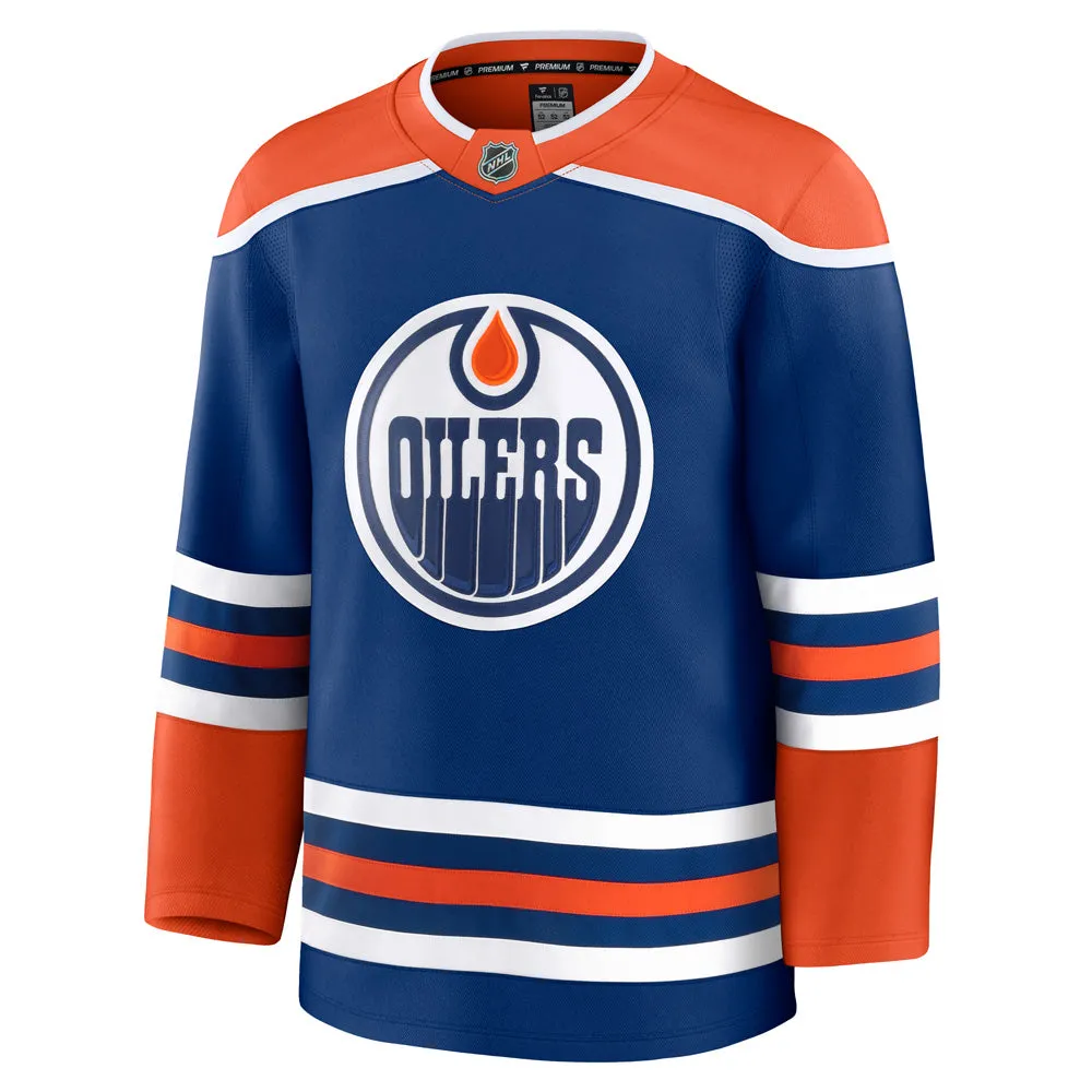 Fanatics Edmonton Oilers Premium Adult Home Jersey sold by Pro Hockey Life