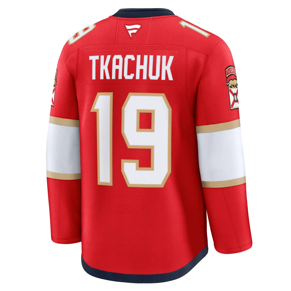 Fanatics Florida Panthers Matthew Tkachuk Premium Adult Home Jersey sold by Pro Hockey Life
