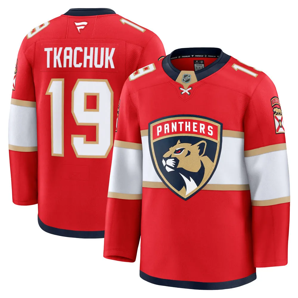 Fanatics Florida Panthers Matthew Tkachuk Premium Adult Home Jersey sold by Pro Hockey Life product image thumbnail 3