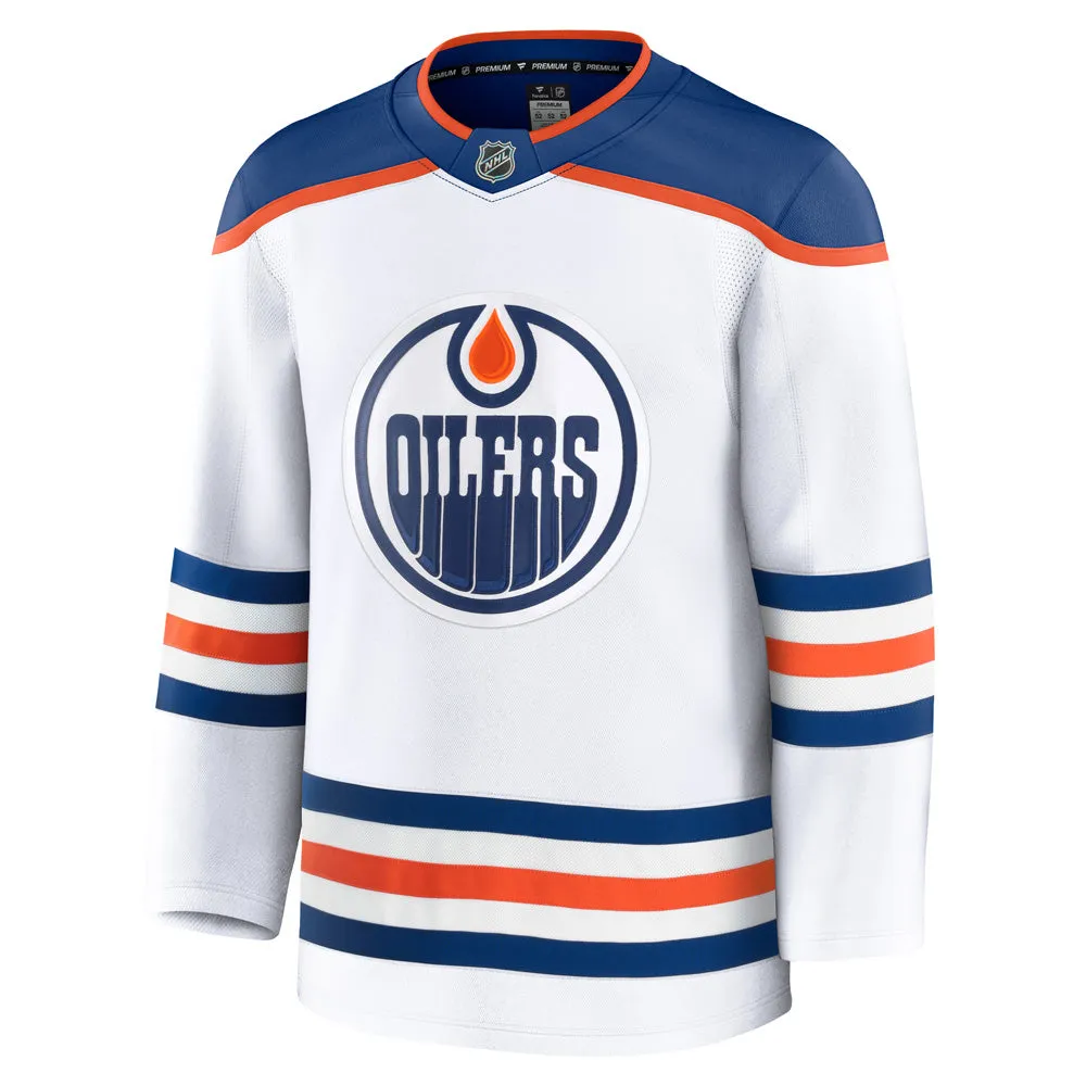 Fanatics Edmonton Oilers Premium Adult Away Jersey sold by Pro Hockey Life