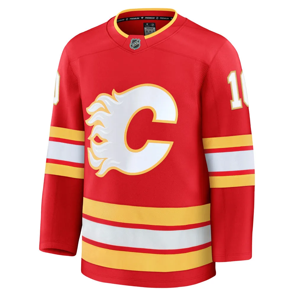 Fanatics Calgary Flames Jonathan Huberdeau Premium Adult Home Jersey sold by Pro Hockey Life product image thumbnail 2