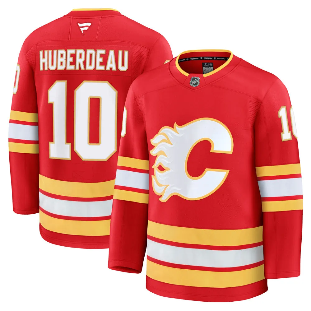 Fanatics Calgary Flames Jonathan Huberdeau Premium Adult Home Jersey sold by Pro Hockey Life product image thumbnail 3