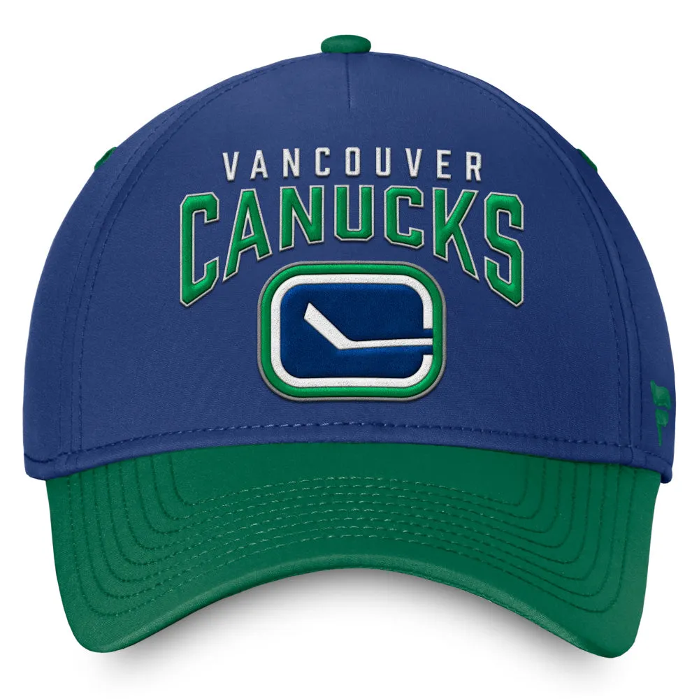 Fanatics Vancouver Canucks Fundamental Adult Structured Flex Hat sold by Pro Hockey Life product image thumbnail 2