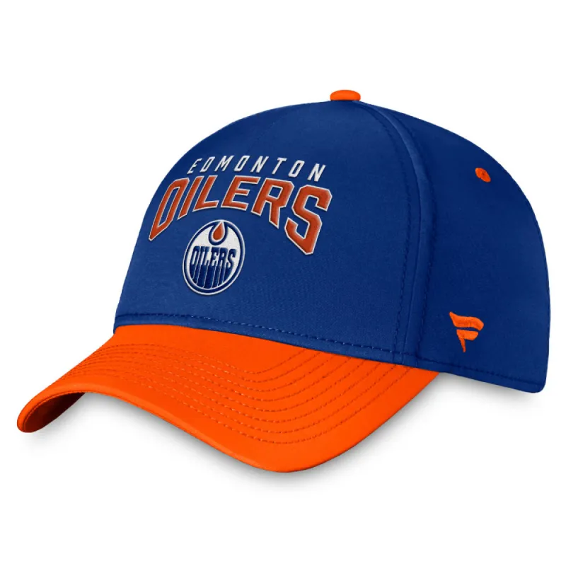 FANATICS EDMONTON OILERS FUNDAMENTAL ADULT STRUCTURED FLEX HAT sold by Pro Hockey Life