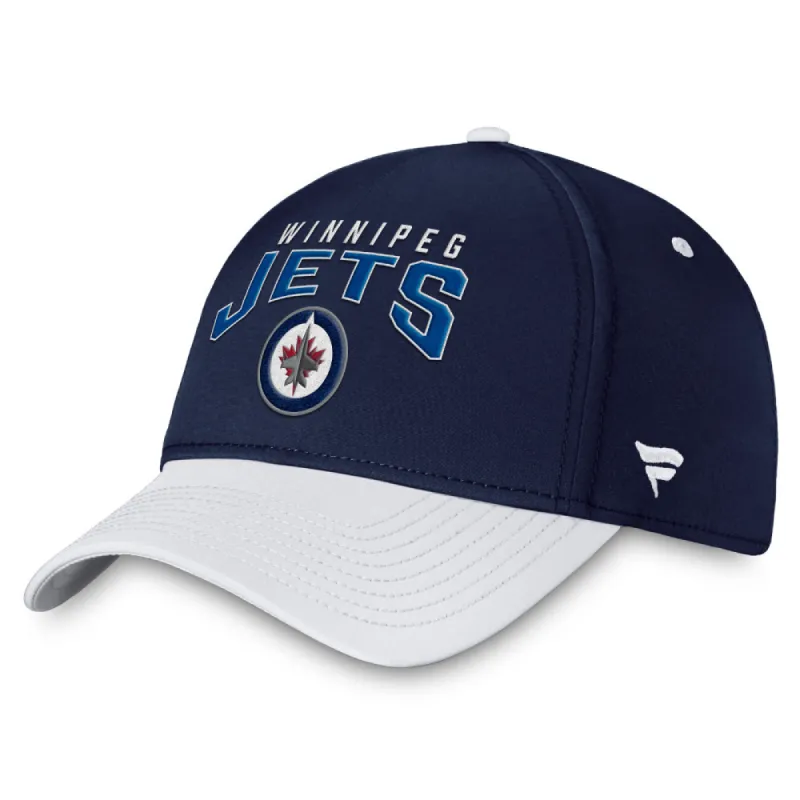 Fanatics Winnipeg Jets Fundamental Adult Structured Flex Hat sold by Pro Hockey Life