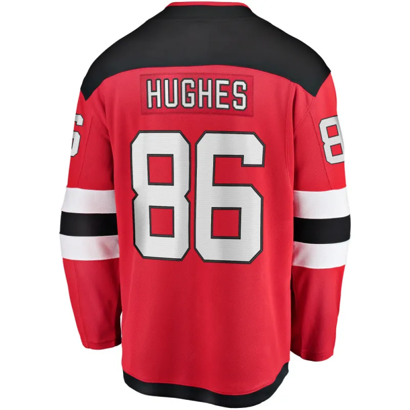 Fanatics New Jersey Devils Jack Hughes Adult Home Jersey sold by Pro Hockey Life
