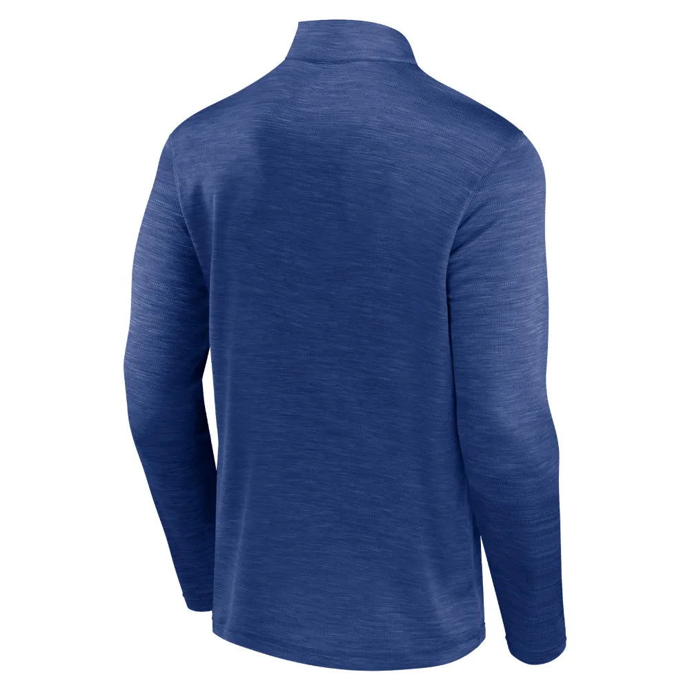 Fanatics Toronto Maple Leafs Adult Blue Long Sleeve 1/4 Zip sold by Pro Hockey Life product image thumbnail 2